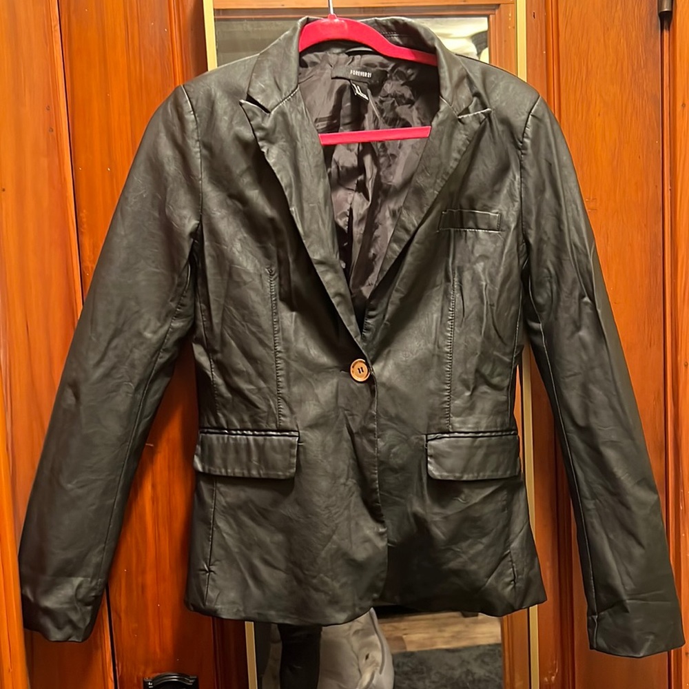 Faux blazer